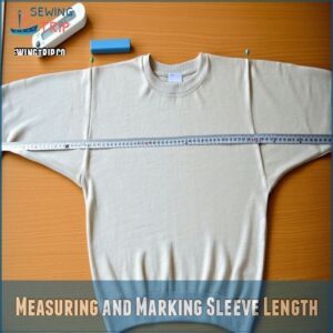 Measuring and Marking Sleeve Length