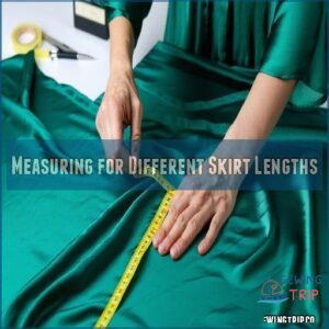 Measuring for Different Skirt Lengths