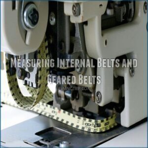 Measuring Internal Belts and Geared Belts