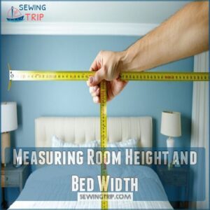 Measuring Room Height and Bed Width