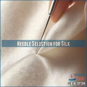 Needle Selection for Silk