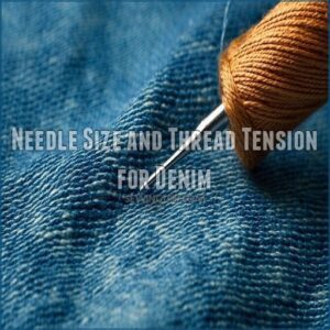 Needle Size and Thread Tension for Denim