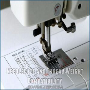 Needle Size and Thread Weight Compatibility