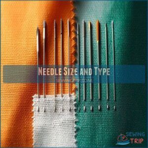Needle Size and Type Needle Size and Type