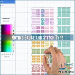 Noting Gauge and Stitch Type