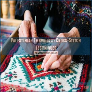 Palestinian Embroidery Cross-Stitch Techniques