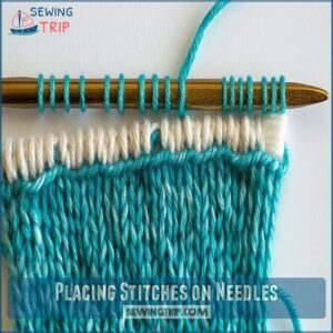 Placing Stitches on Needles