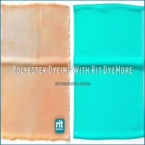 Polyester Dyeing With Rit DyeMore