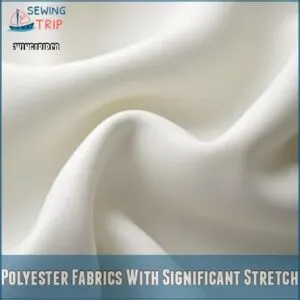 Polyester Fabrics With Significant Stretch