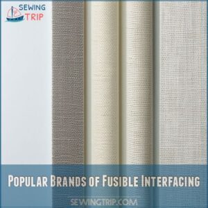 Popular Brands of Fusible Interfacing