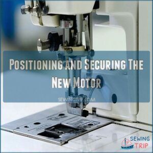 Positioning and Securing The New Motor Positioning and Securing The New Motor