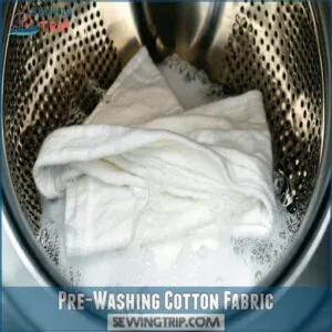 Pre-Washing Cotton Fabric