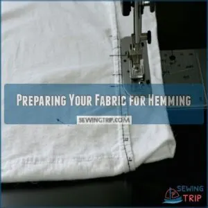 Preparing Your Fabric for Hemming