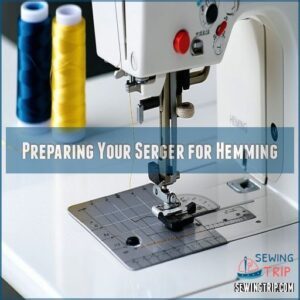 Preparing Your Serger for Hemming