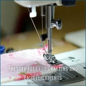 Presser Feet for Crafting and Embellishments