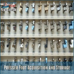 Presser Foot Acquisition and Storage