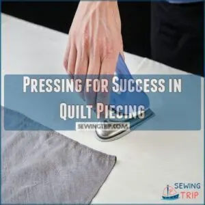 Pressing for Success in Quilt Piecing