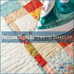 Pressing Seams As-Sewn for Durability