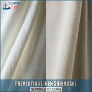 Preventing Linen Shrinkage