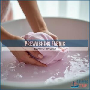 Prewashing Fabric