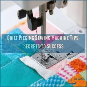 quilt piecing sewing machine tips