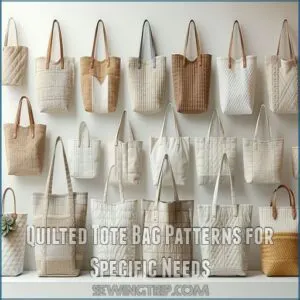 Quilted Tote Bag Patterns for Specific Needs