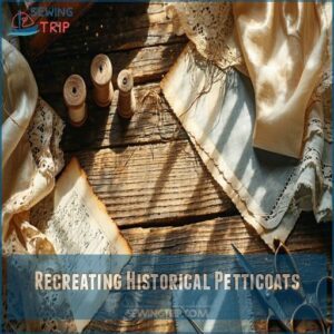 Recreating Historical Petticoats