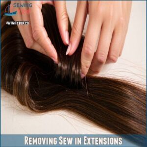 Removing Sew in Extensions