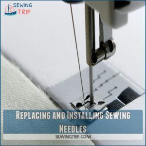 Replacing and Installing Sewing Needles