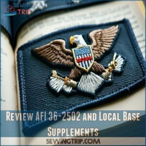 Review AFI 36-2502 and Local Base Supplements