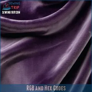 RGB and Hex Codes