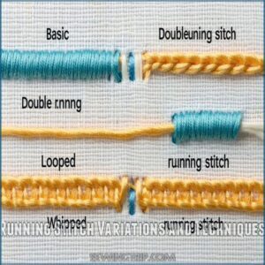 Running Stitch Variations and Techniques