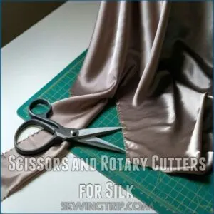 Scissors and Rotary Cutters for Silk