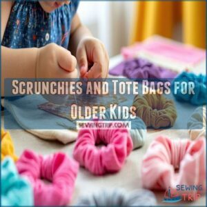 Scrunchies and Tote Bags for Older Kids