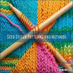 Seed Stitch Patterns and Methods