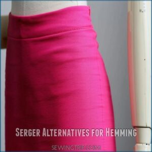 Serger Alternatives for Hemming