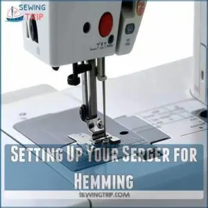 Setting Up Your Serger for Hemming