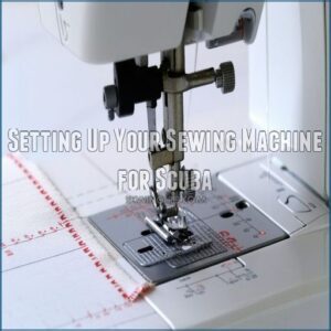 Setting Up Your Sewing Machine for Scuba