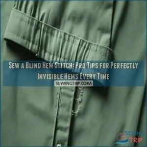 sew a blind hem stitch