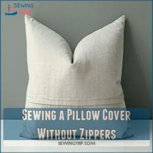 Sewing a Pillow Cover Without Zippers