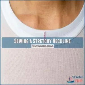 Sewing a Stretchy Neckline