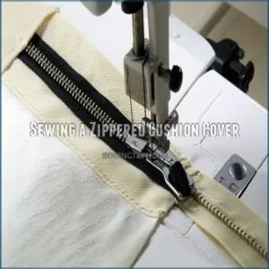 Sewing a Zippered Cushion Cover