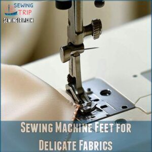 Sewing Machine Feet for Delicate Fabrics Sewing Machine Feet for Delicate Fabrics