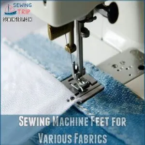 Sewing Machine Feet for Various Fabrics