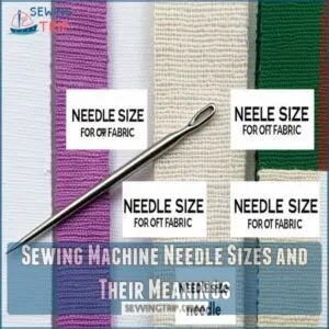 Sewing Machine Needle Sizes and Their Meanings