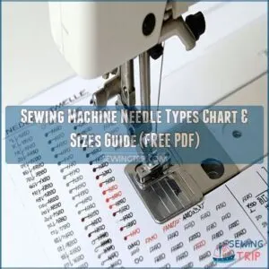 sewing machine needle types chart