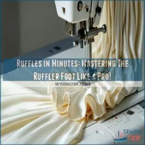 sewing ruffles ruffler foot