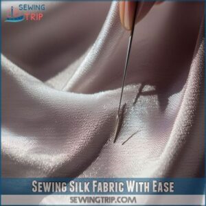 Sewing Silk Fabric With Ease