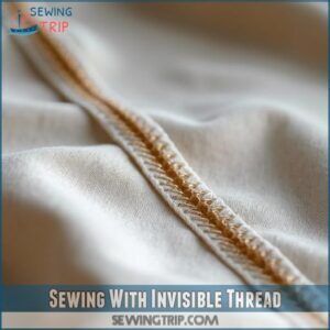 Sewing With Invisible Thread Sewing With Invisible Thread