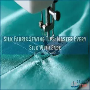 silk fabric sewing tips